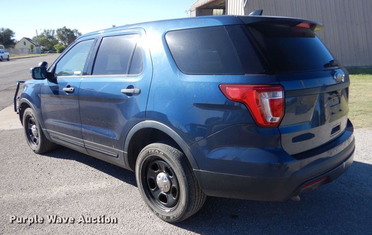 image for item LU9578 2017 Ford Explorer Police Interceptor  SUV