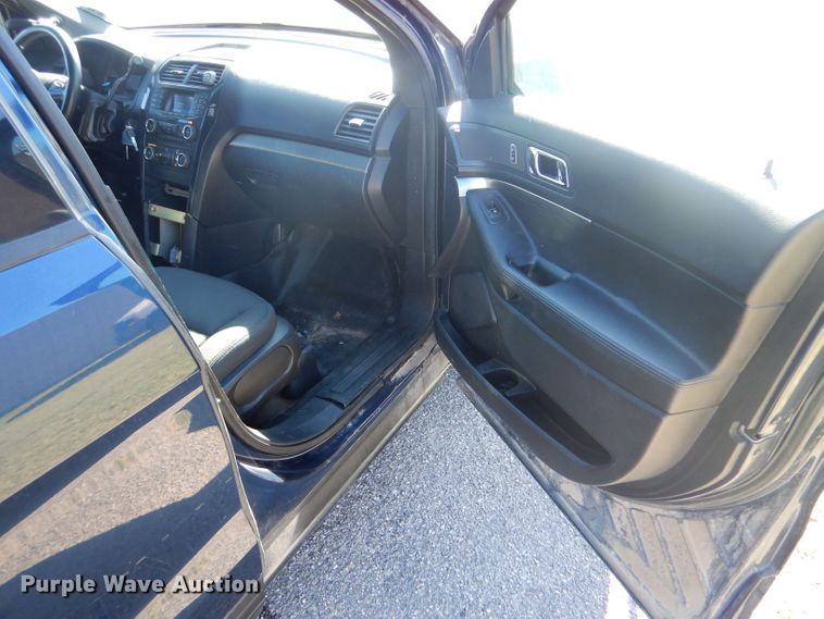 image for item LU9578 2017 Ford Explorer Police Interceptor  SUV