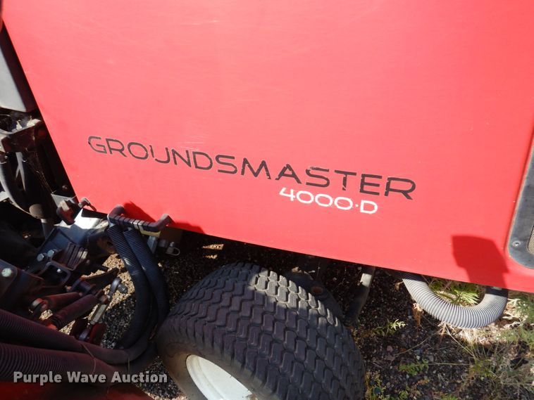 image for item MH9197 Toro Groundmaster 4000D  lawn mower