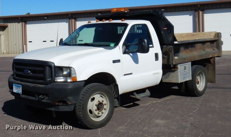 image for item MH9228 2002 Ford F550 Super Duty XL  dump truck