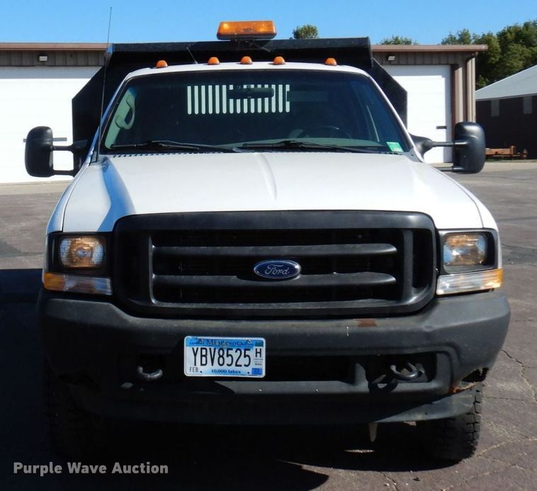 image for item MH9228 2002 Ford F550 Super Duty XL  dump truck