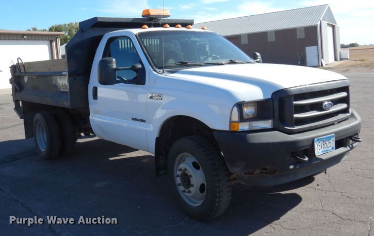 image for item MH9228 2002 Ford F550 Super Duty XL  dump truck