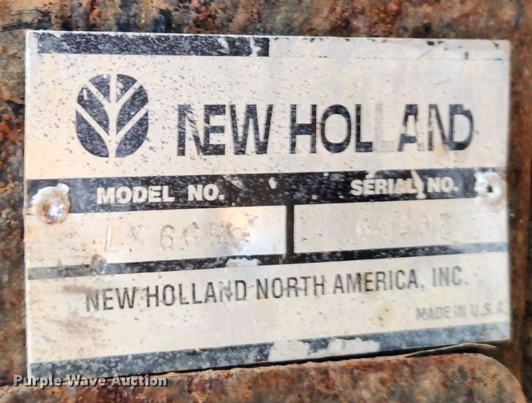 image for item MK9371 1998 New Holland LX665 Turbo  skid steer loader