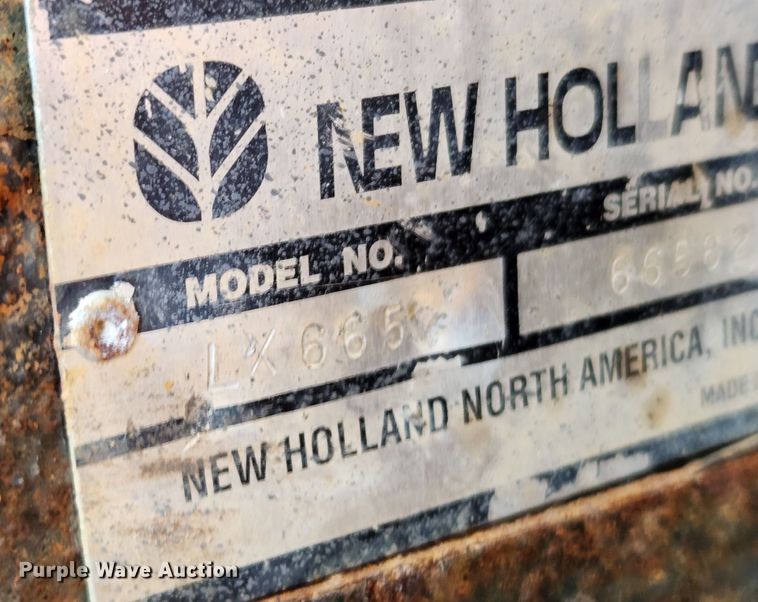 image for item MK9371 1998 New Holland LX665 Turbo  skid steer loader