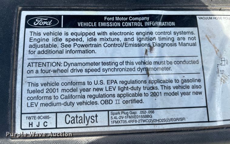 image for item MR9359 2001 Ford Expedition  SUV