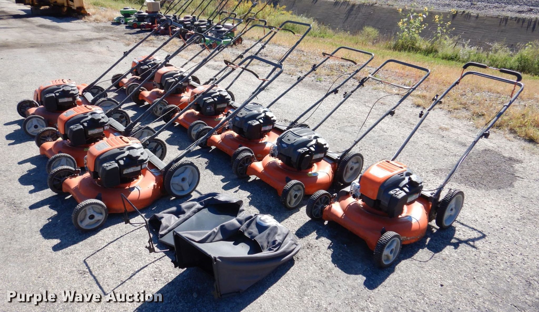 (9) Husqvarna LC121P lawn mowers in Galesburg, IL Item KF9465 sold