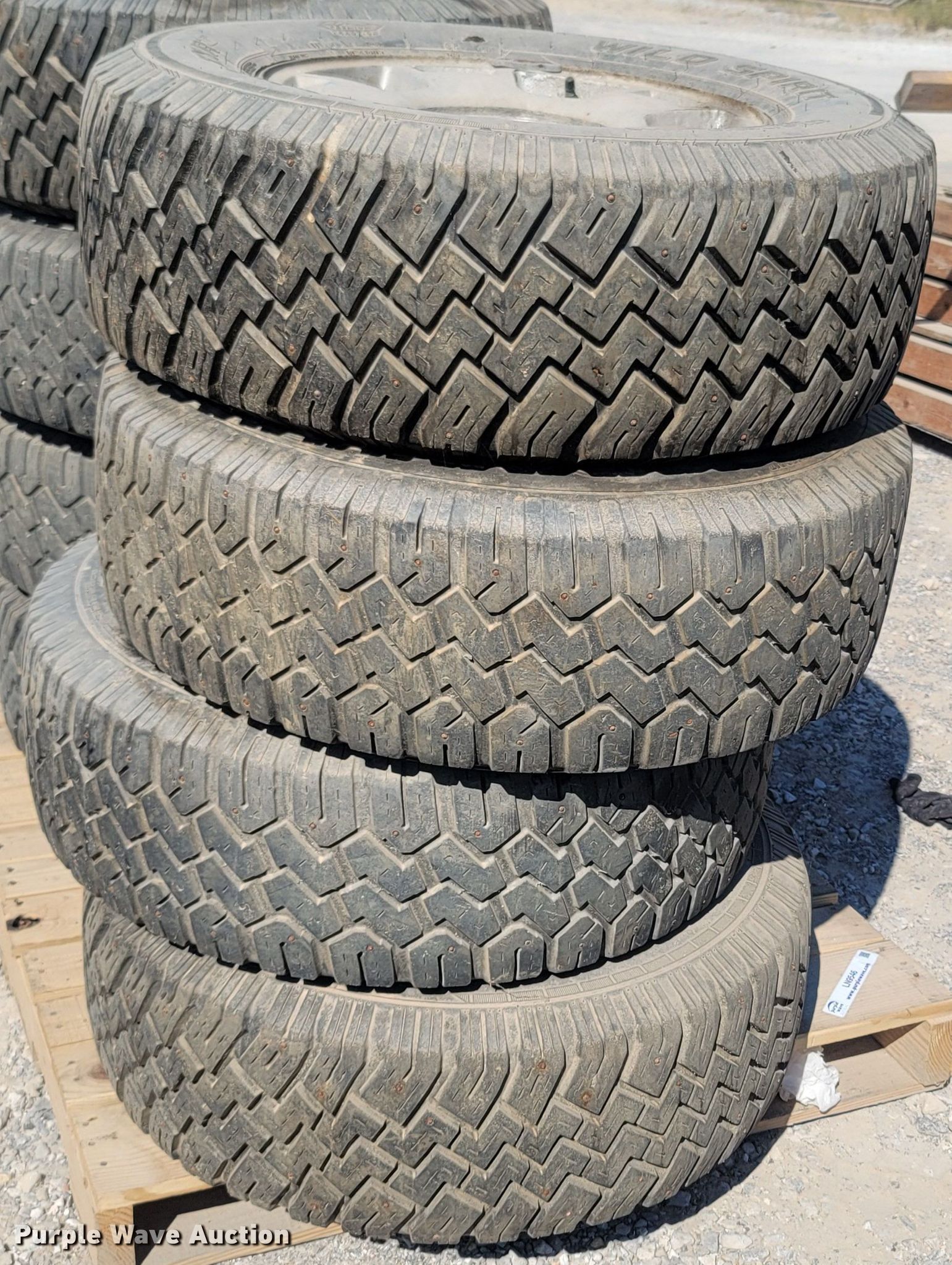 (8) Wild Spirit tires and wheels in Bentonville, AR Item LN9546 sold