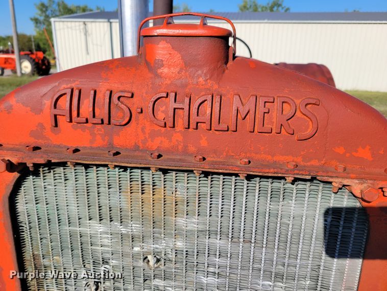 image for item DM8051 1938 Allis Chalmers A  tractor