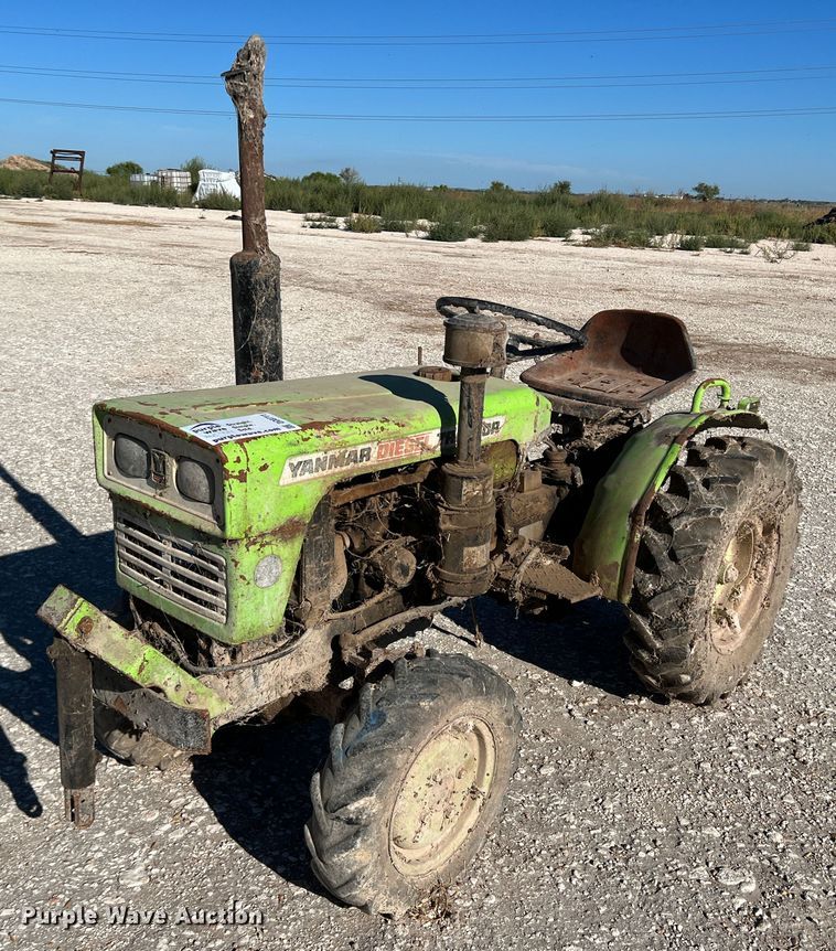 Yanmar 155D MFWD tractor in Miles, TX Item DO8711 sold Purple Wave