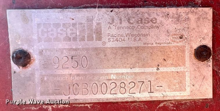 image for item DO8712 1991 Case IH 9250  4WD tractor