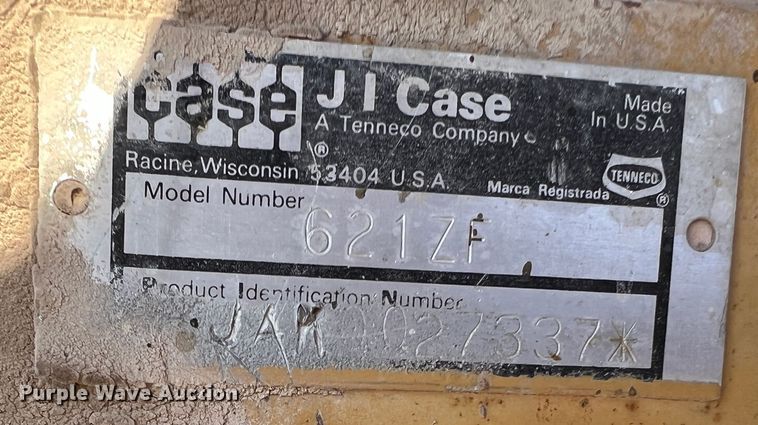 image for item DO8718 1991 Case 621ZF  wheel loader