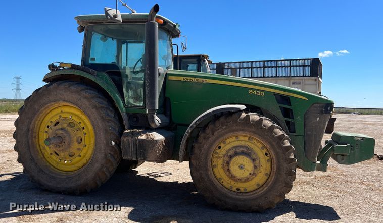image for item DO8725 2009 John Deere 8430  MFWD tractor