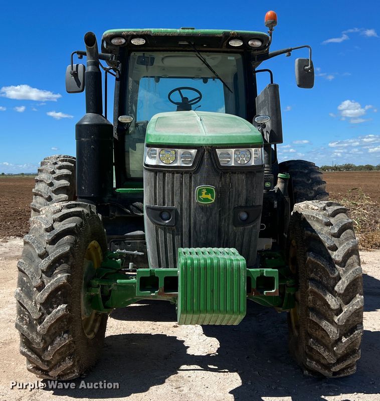 image for item DO8729 2015 John Deere 7230R  MFWD tractor