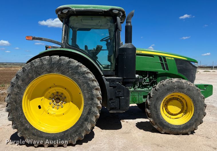 image for item DO8729 2015 John Deere 7230R  MFWD tractor