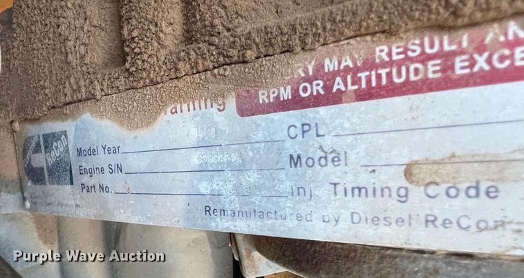 image for item DO8732 1983 Am General  semi truck