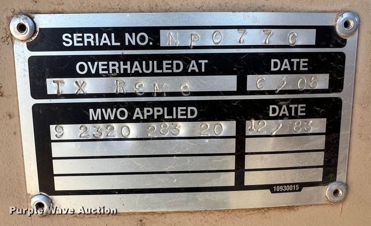 image for item DO8732 1983 Am General  semi truck