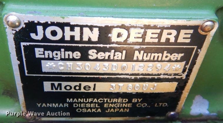image for item DS1416 1985 John Deere 750  MFWD tractor