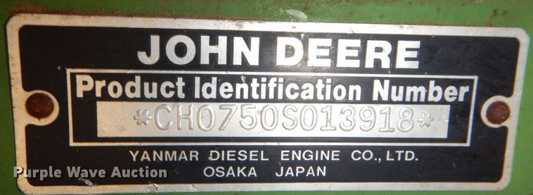 image for item DS1416 1985 John Deere 750  MFWD tractor