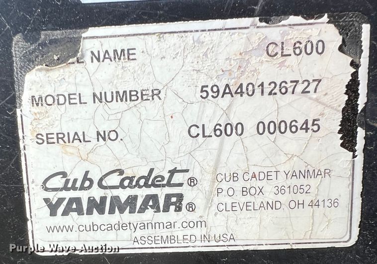 image for item IA9220 Cub Cadet LX410  MFWD tractor