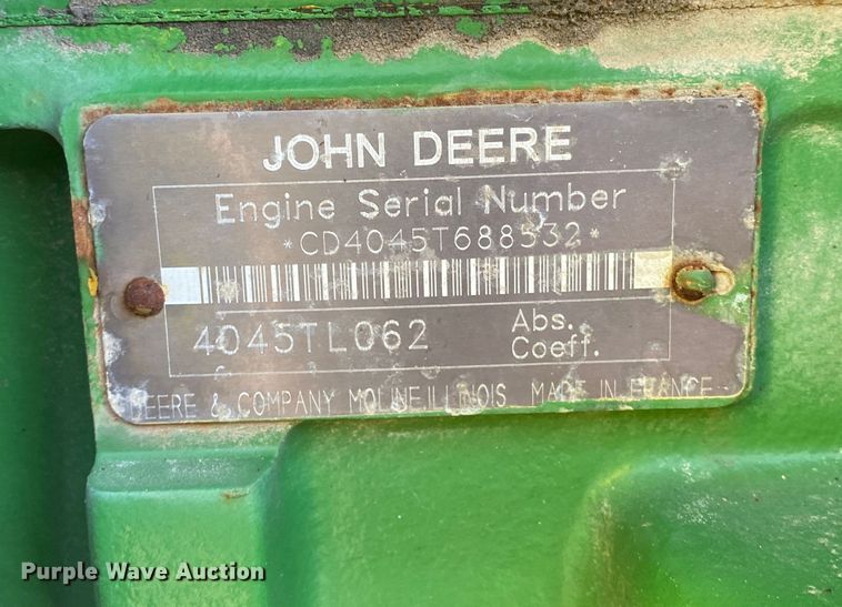 image for item JW9420 John Deere 6405  MFWD tractor