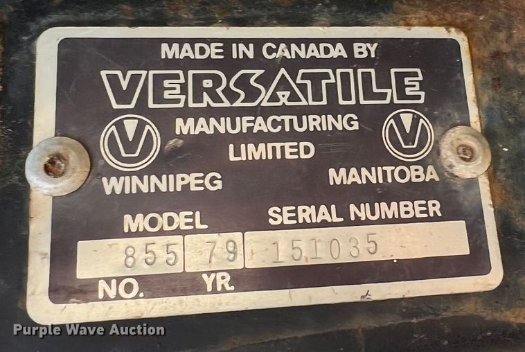 image for item MQ9803 1979 Versatile 855  4WD tractor