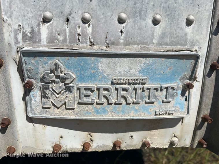 image for item MR9842 1988 Merritt  grain trailer