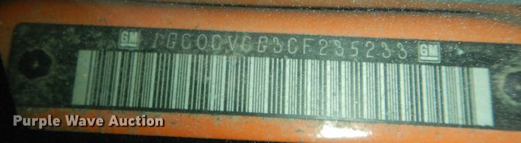 image for item DM3155 2012 Chevrolet Silverado 2500HD  pickup truck