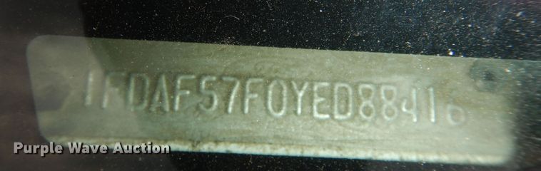 image for item DM3160 2000 Ford F550 Super Duty XL  drilling rig truck