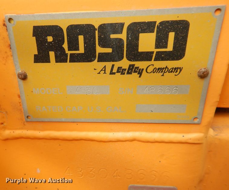 image for item DM3167 2007 Rosco 4830 Sweeper Pro  broom