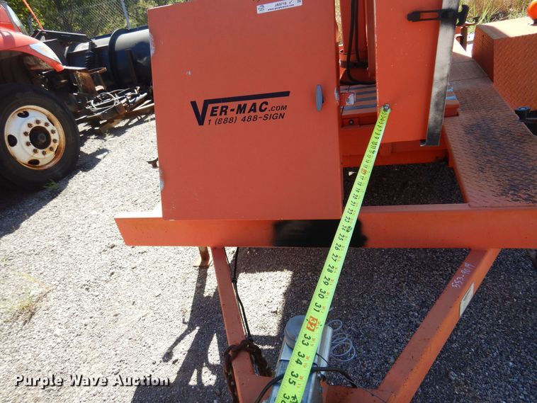 image for item JA9718 2004 Ver-Mac PCMS1210  message board trailer