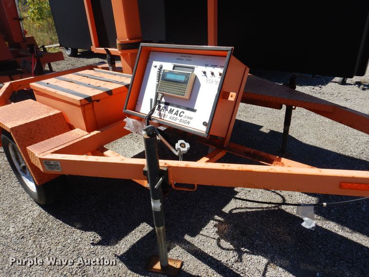 image for item JA9719 2007 Ver-Mac PCMS1210  message board trailer