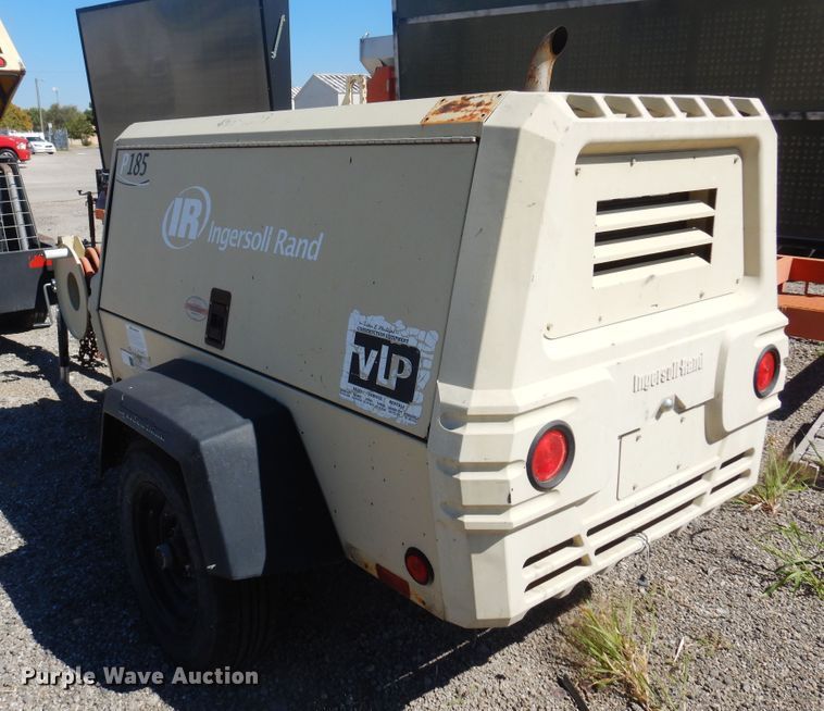 image for item JA9720 2007 Ingersoll Rand P185WJD  air compressor