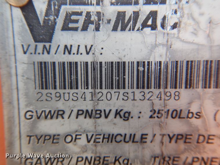 image for item JA9726 2007 Ver-Mac PCMS1210  message board trailer