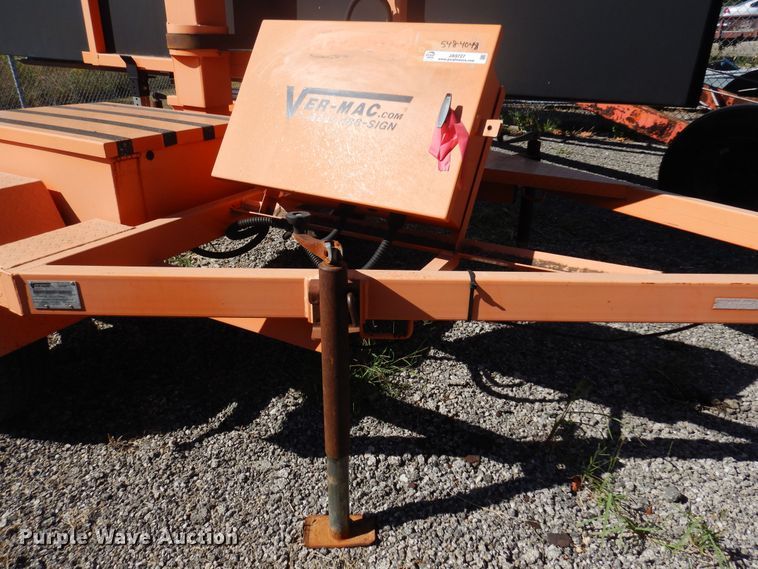 image for item JA9727 2008 Ver-Mac PCMS1210  message board trailer