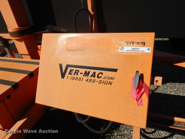 image for item JA9727 2008 Ver-Mac PCMS1210  message board trailer