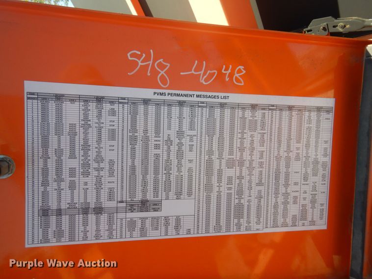 image for item JA9727 2008 Ver-Mac PCMS1210  message board trailer