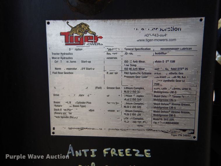 image for item LB9999 2005 Ford F550 Super Duty XLT  flatbed truck with boom mower