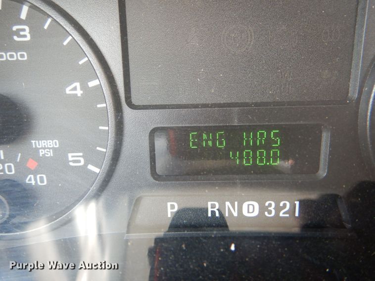 image for item LB9999 2005 Ford F550 Super Duty XLT  flatbed truck with boom mower