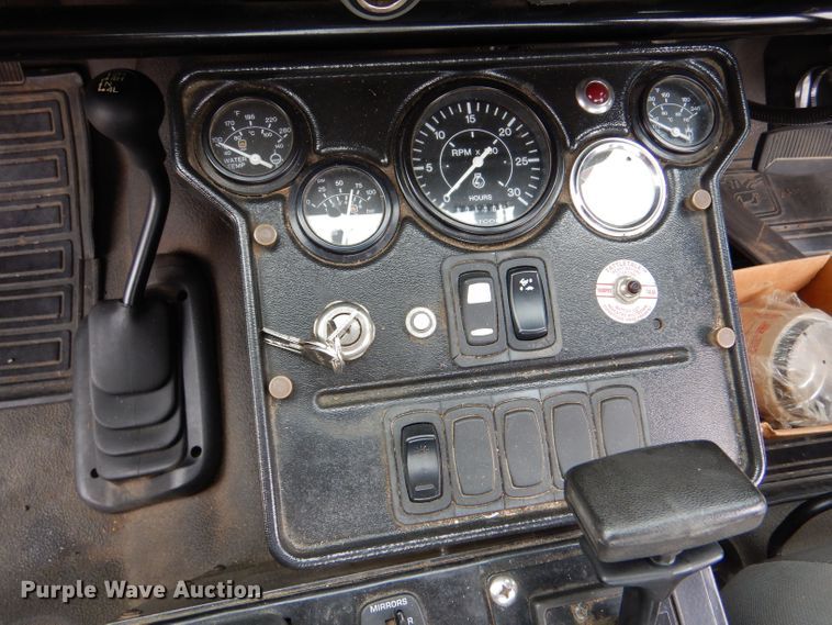 image for item LB9999 2005 Ford F550 Super Duty XLT  flatbed truck with boom mower