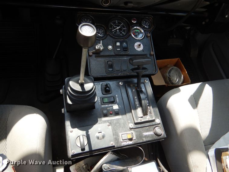 image for item LB9999 2005 Ford F550 Super Duty XLT  flatbed truck with boom mower