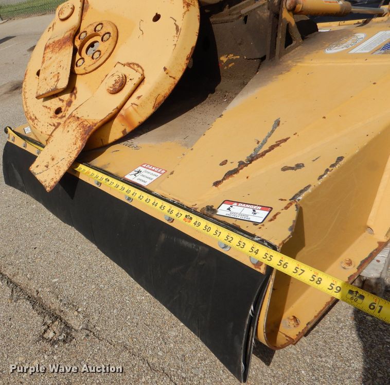 image for item LB9999 2005 Ford F550 Super Duty XLT  flatbed truck with boom mower