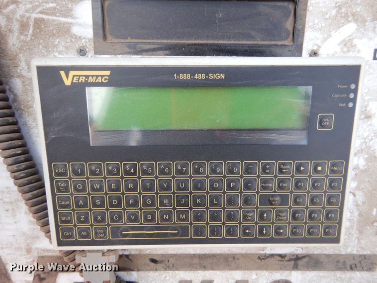 image for item LC9002 2007 Ver-Mac PCMS 1210 message board trailer