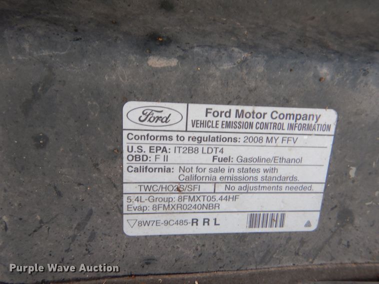 image for item LU9546 2008 Ford F150 XL  SuperCab pickup truck