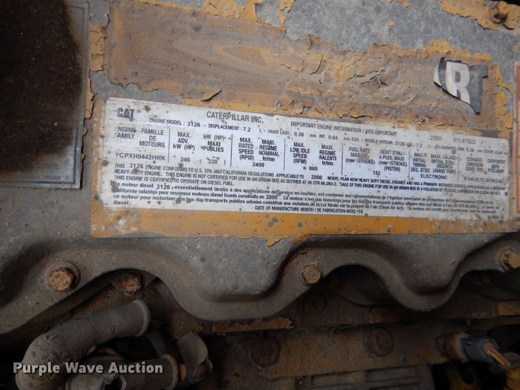 image for item LU9560 2001 Sterling LT7501  dump truck