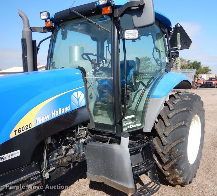 image for item LU9567 2009 New Holland T6020  MFWD tractor