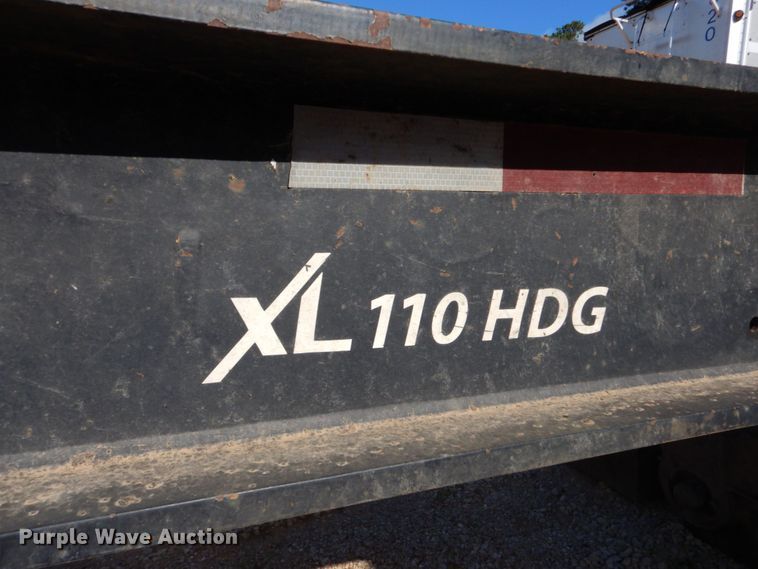 image for item DK6992 2014 XL Specialized 110HDG lowboy equipment trailer