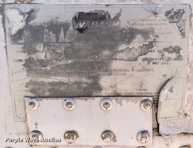 image for item DO8709 1994 Wabash SA-102CW  dry van trailer