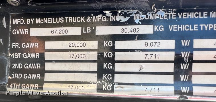 image for item DO8762 2002 Peterbilt 357  dump flatbed truck