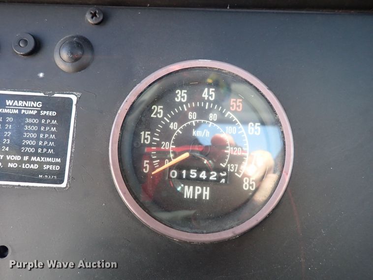 image for item DQ2942 1977 International Paystar 5000  roll-off container truck