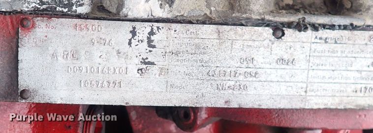 image for item DQ2942 1977 International Paystar 5000  roll-off container truck